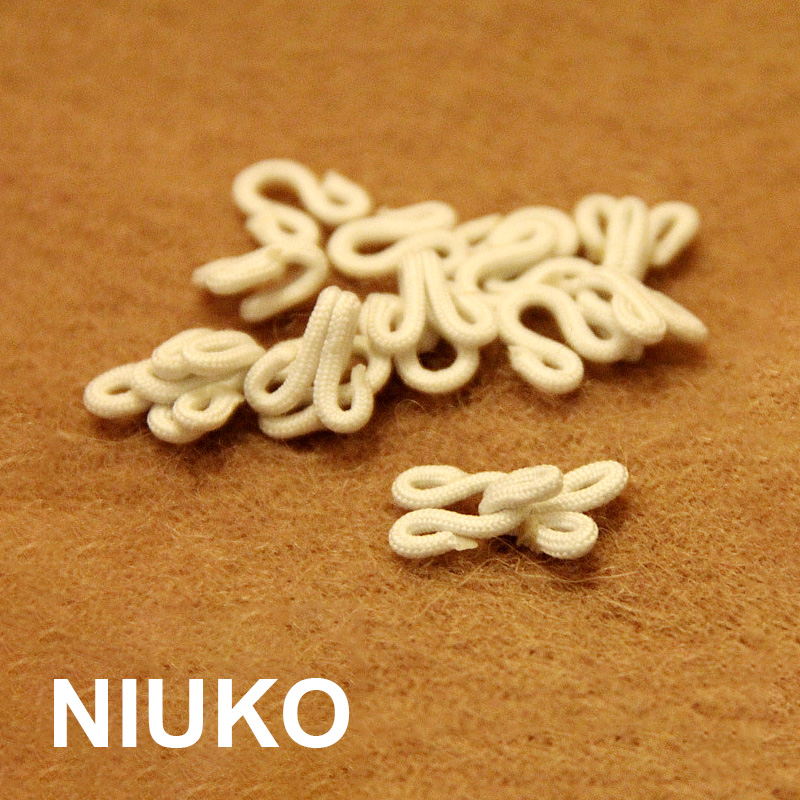 NIUKO辅料 手工DIY包布领钩风纪扣内衣对扣搭扣隐形不锈隐形白