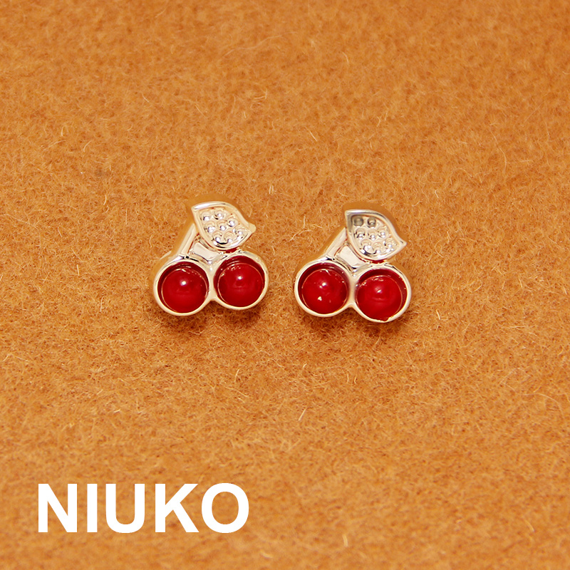 小樱桃衬衫服装新款红色DIY