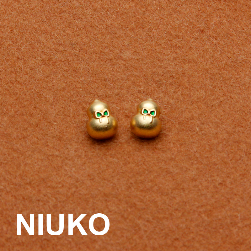 金色中国风葫芦形纽扣服装辅料