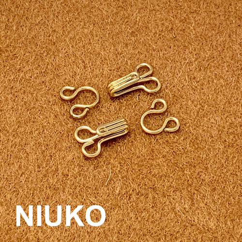 金色高档金属挂钩服装辅料风纪扣
