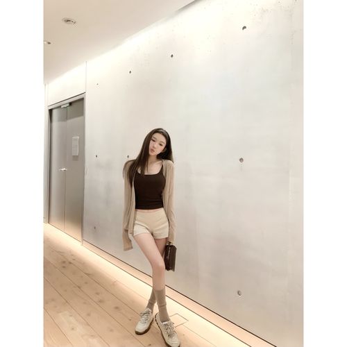 08/07 20:00桃心 蜜桃臀线 麂皮中低腰小短裤