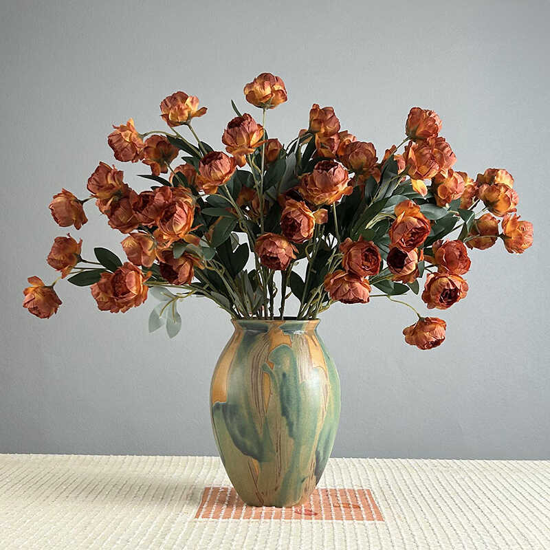 高温民宿景德镇陶瓷花瓶新中式