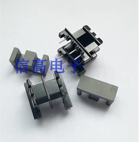 EF2510磁芯加骨架双槽卧式4+4针