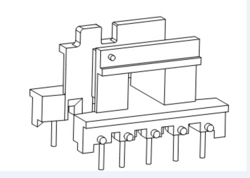 EE25卧式5+5骨架+磁芯