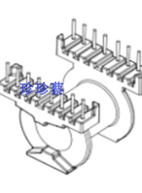 PQ3230高频变压器PQ3230磁芯骨架卧式8+8