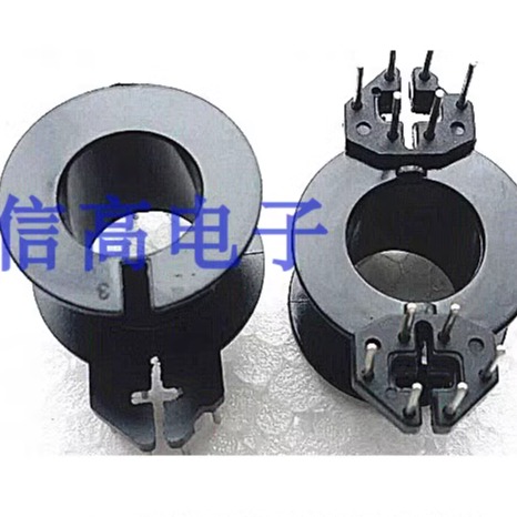 RM10双槽磁芯骨架立式6+6