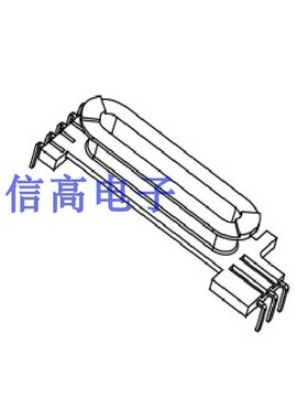 EDR2610高频变压器磁芯骨架4+6针EDR26磁芯骨架