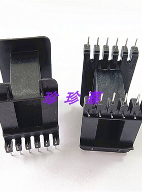 EE4220变压器磁芯骨架EE4220电木骨架EE4220磁芯骨架卧式6+6  L脚