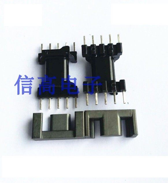 EPC13变压器磁芯骨架卧式平行脚