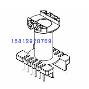 ERL39高频变压器磁芯骨架立式