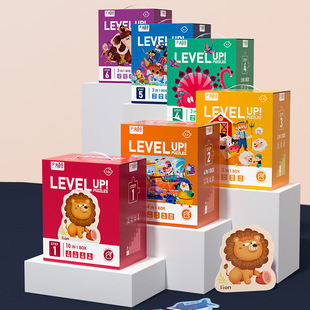 儿童进阶拼图2到3到6岁小尺寸四季卡通动漫益智leveledpuzzles