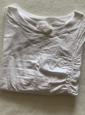 六8原厂大货~22年夏新款INS风纯白T恤度假风镂空显腰线短款上衣女