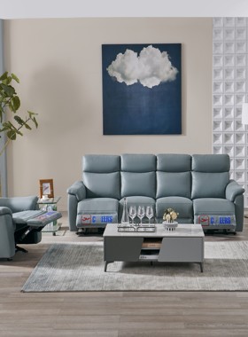 芝华仕头等舱沙发50715美居系列功能沙发科技布面料组合大小户型