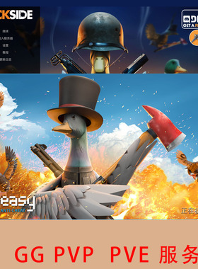 STEAM游戏DUCKSIDE鸭界争锋游戏服务器假人代挂 服务器增加人气