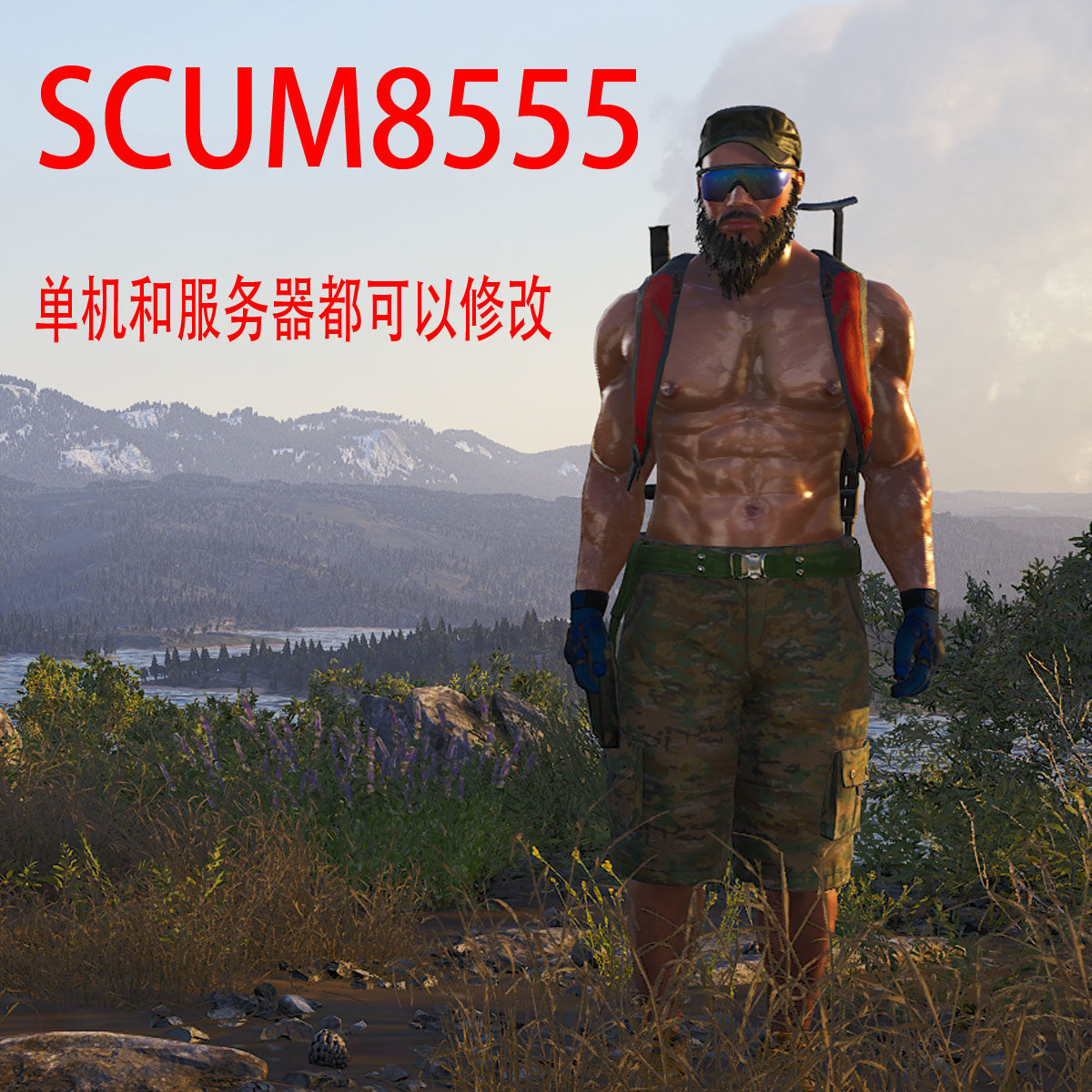 steam游戏scum人渣1.0人渣修改单机服务器人物属性修改8555