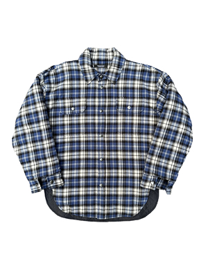 廓形格子衬衫UnknownWorld