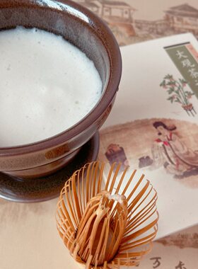 宋代点茶专用茶粉红茶白茶粉茶百戏寿眉绿茶粉普洱茶粉新手好起泡