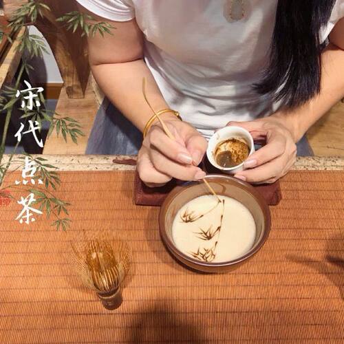 宋代点茶粉白茶绿茶红茶粉白茶粉