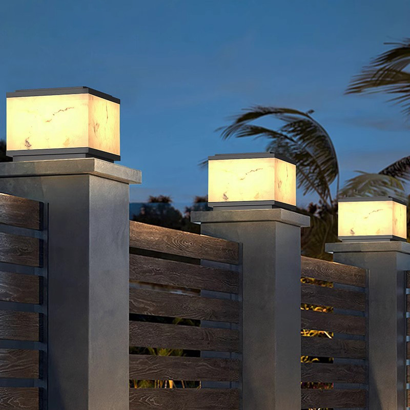 大门花园门口太阳能柱头灯庭院灯