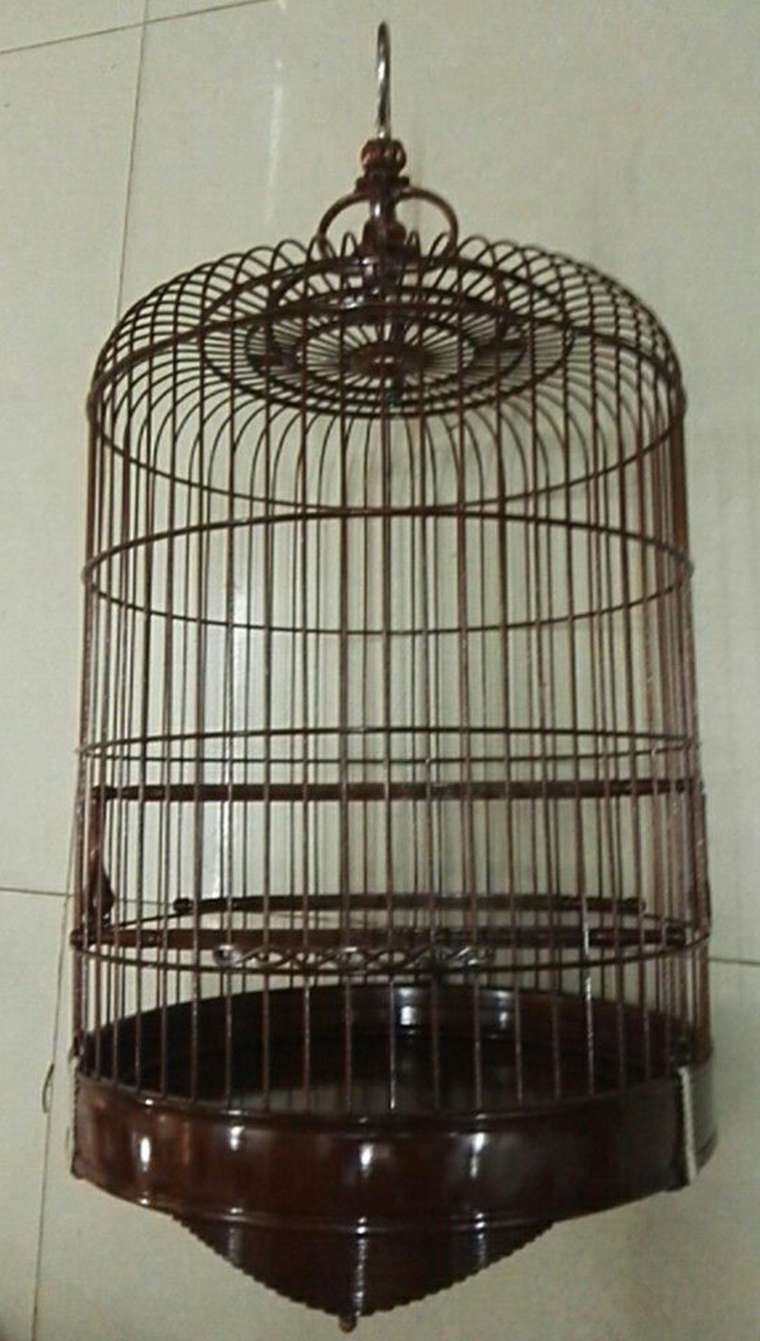 高身上生漆高鸟笼小黑白杂雀笼 56高鸟笼 60支鸟鸟笼 4个圈