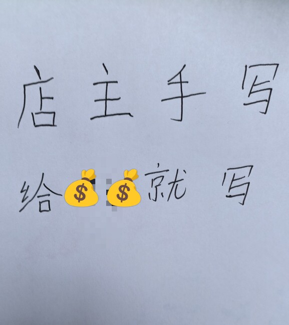 手写 代抄 手工书写抄写  读文创/手作/文化用品