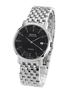 日本代购EPOS爱宝时商务机械男表3387GPBK