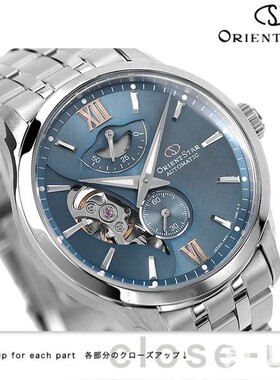 日本代购东方星简约镂空商务风自动机械芯男表RK-AV0B08L