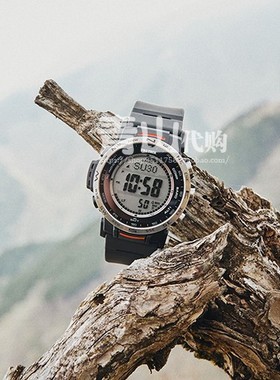 日代购卡西欧登山运动光动能电波男表 PRW-35-1AJF PRW-35Y-1BJF
