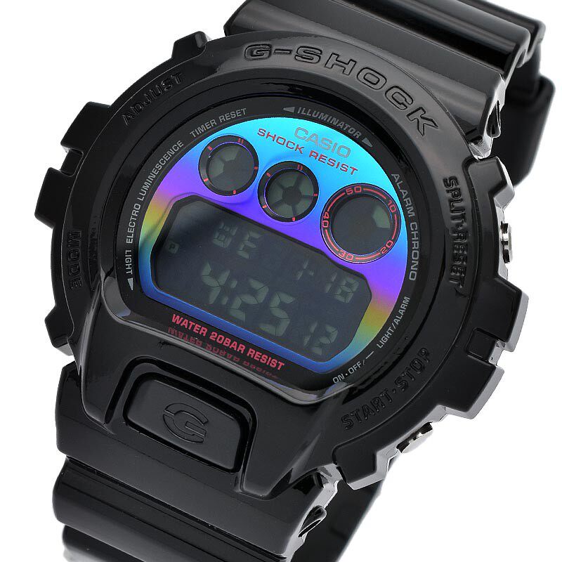 日本代购卡西欧G-SHOCK彩虹RGB限量英男表 DW-6900RGB-1JF