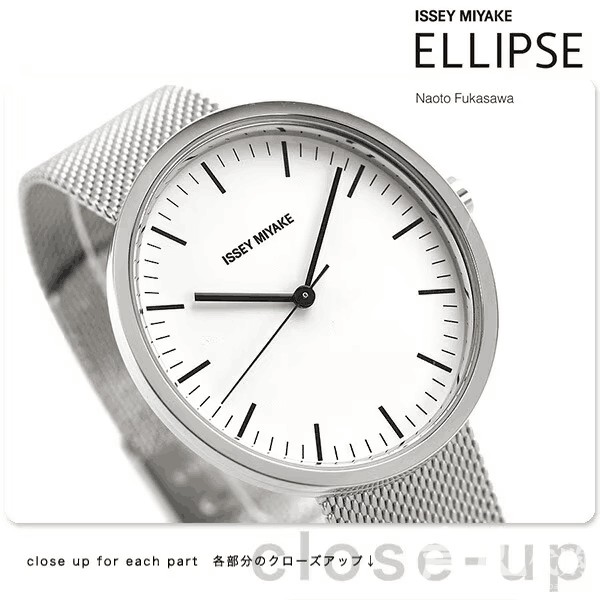 日本代购三宅一生新品限量款简约风石英 ELLIPSE手表NYAP701/001