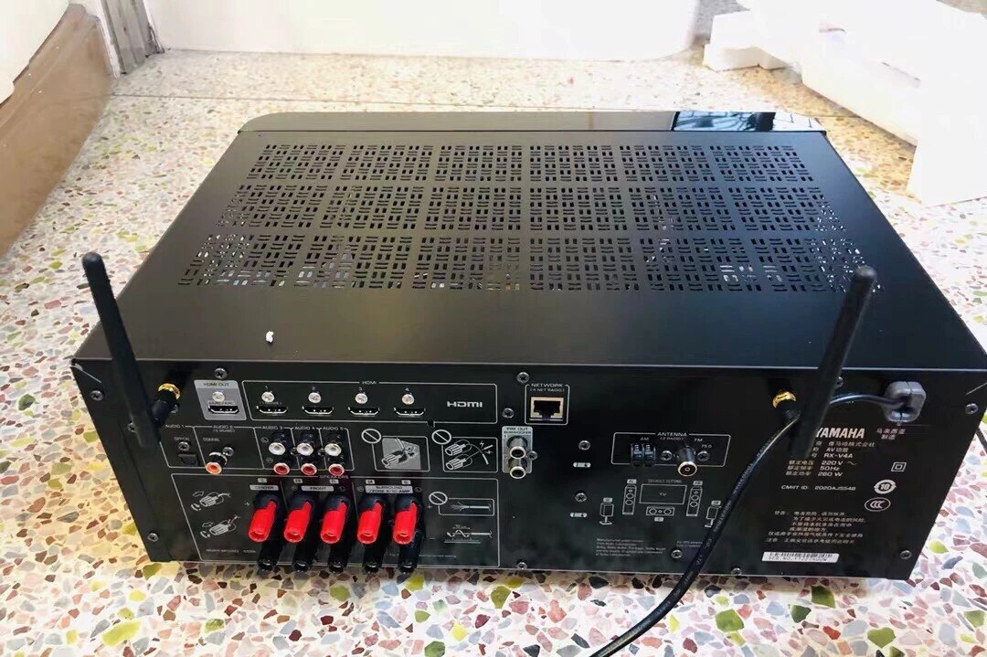 YAMAHA|YAMAHA RX-V4A 파워앰프 5.2채널 8K 홈시어터 AV 앰프 신제품 출시