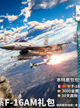 War thunder 战争雷霆 法系 F16AM 战斗机 礼包