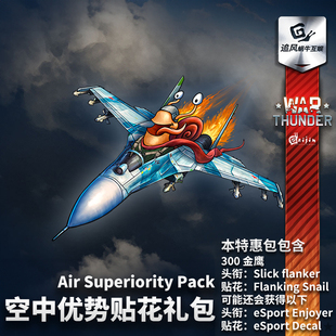 贴花 War 贴画礼包 Superiority 战争雷霆 空中优势 Air thunder