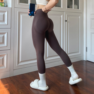 【高定美学】提臀健身裤运动高腰收腹训练蜜桃裤显臀紧身瑜伽裤女