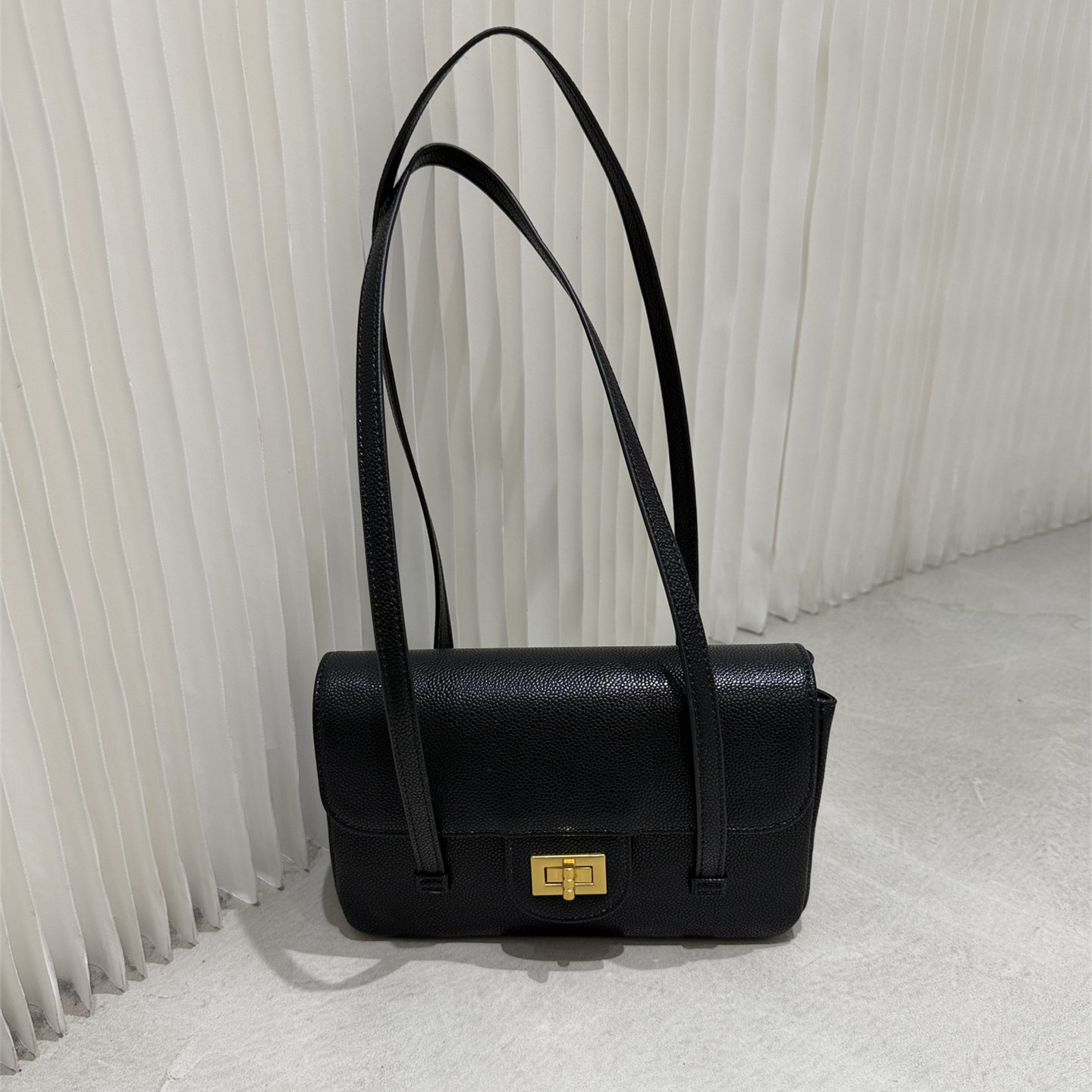 欧美时尚黑色小方包女单肩斜挎包