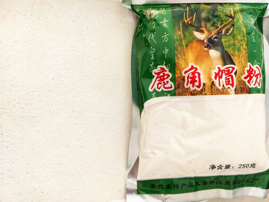 东北鹿角帽粉鹿角盘粉鹿角粉残料打粉散货农副产品半斤包邮