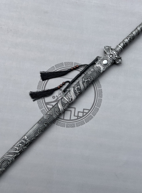 龙泉市唐刀高锰钢一体龙骨唐横刀金属绣春刀古风长刀工艺品未开刃