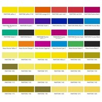 Pan Tong 2018c Orange 292c Light Blue 446c Deep Grey 425C 368C Apple Green 654c цвет ручной шейк -сама -распылитель
