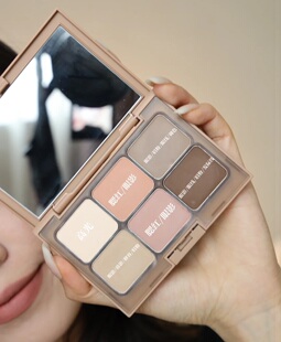 everbab眼影素哑六色眼影盘百搭哑光大地色新品