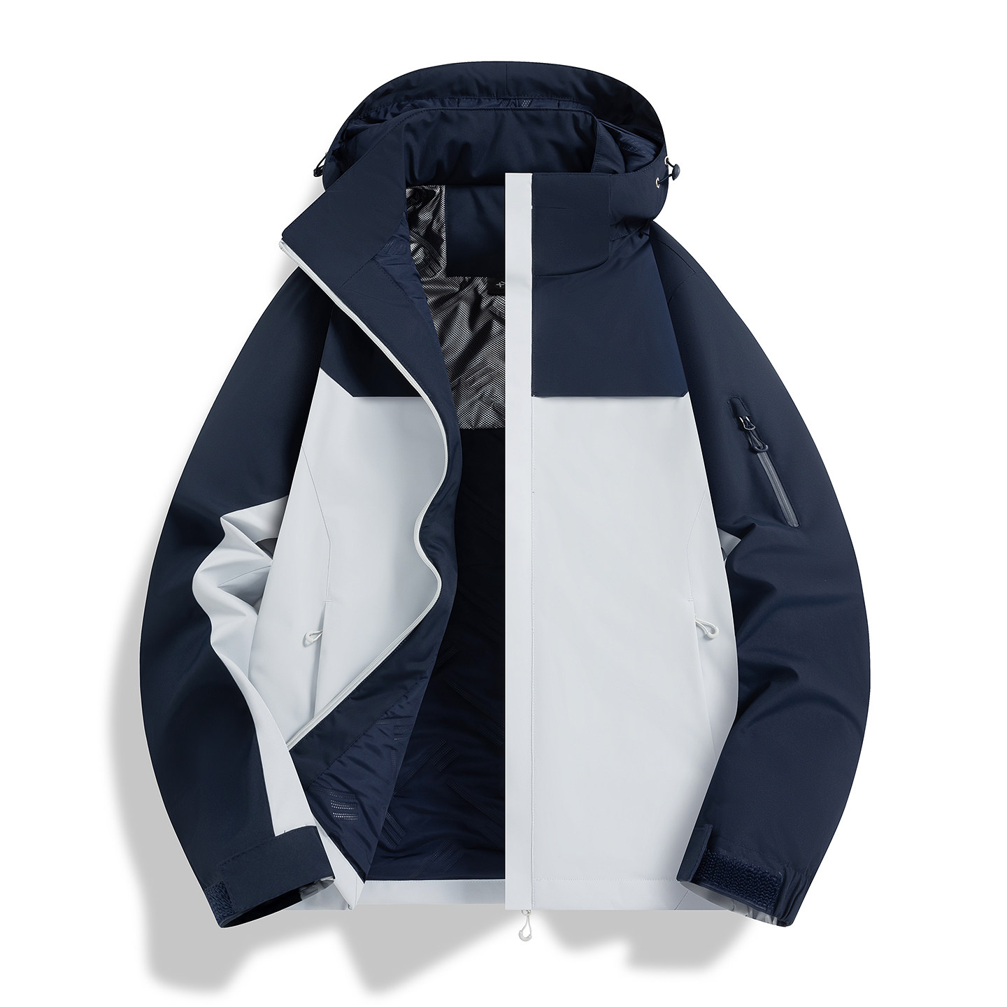 冲锋衣情侣石墨烯棉衣加厚冬季防寒保暖户外登山服情侣款外套棉衣