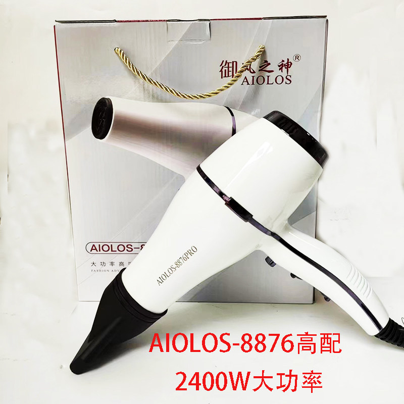 国宏风神AIOLOS吹风机8876高配大风力理发店专用2400W家用吹头发