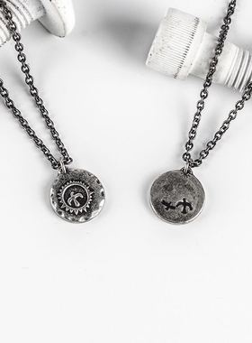 日本中古风吊坠项链