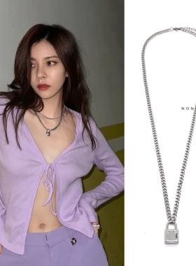 宋妍霏王源国潮同款天使INS项链