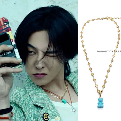 gd权志龙同款吊坠项链ins