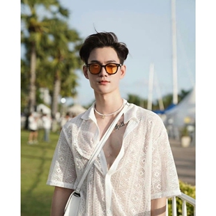 poohpavel同款大象吊坠珍珠项链