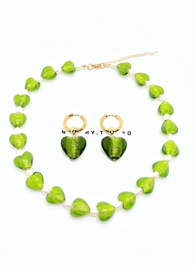 宋妍霏同款爱心淡水珍珠项链