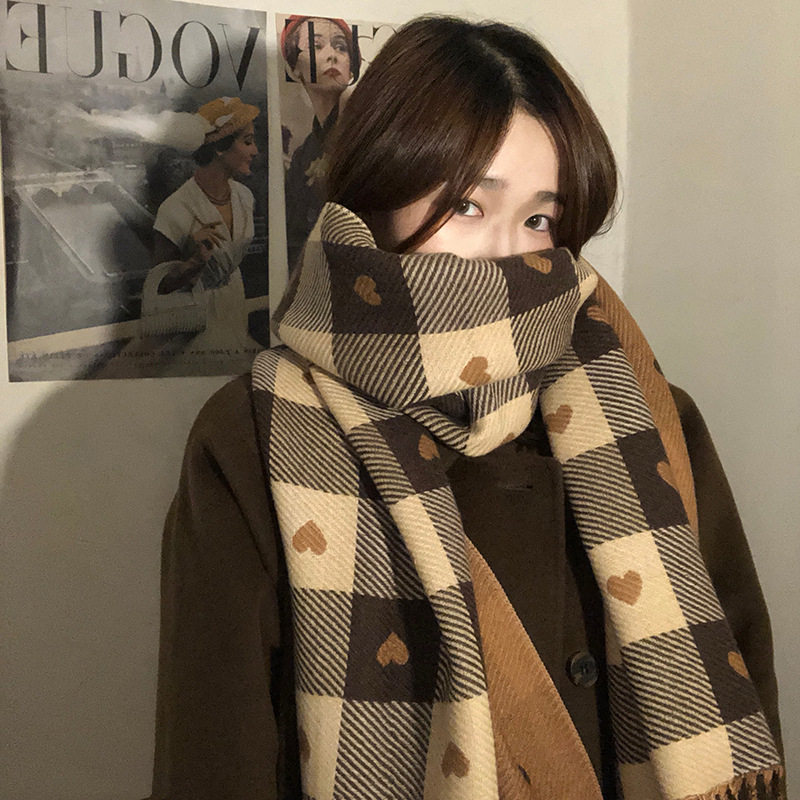 冬季新款百搭高级感女围巾披肩图片
