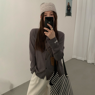 想象家SailorMoon韩系针织开衫女2025新款宽松显瘦百搭毛衣外套潮