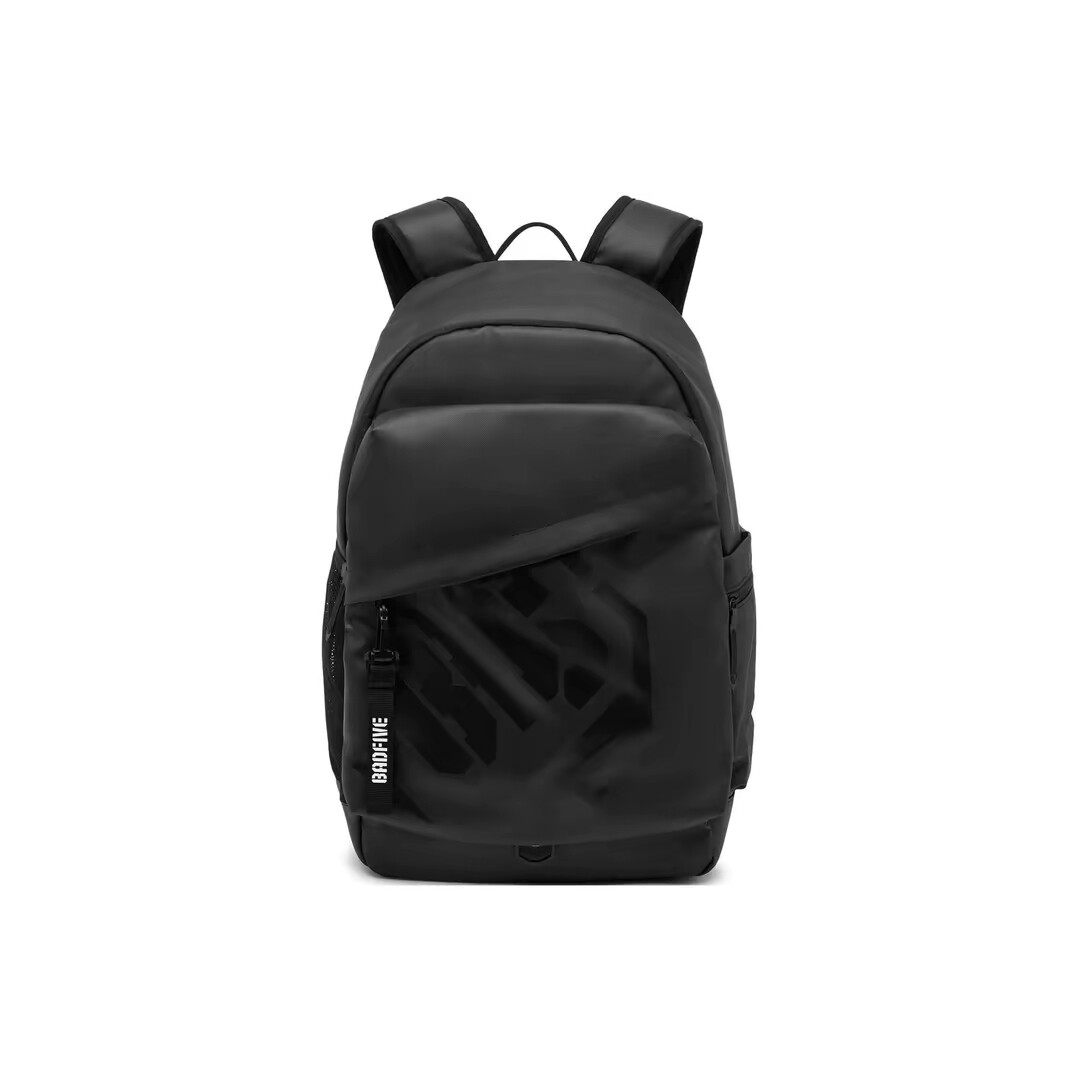 李宁反伍badfive双肩包男包女包2024新款背包学生书包反光运动包