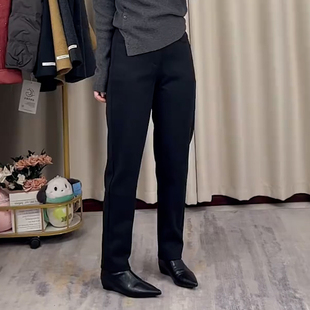裤 高腰休闲显瘦弹力百搭简约气质减龄通勤哈伦小脚西装 款 2025冬季